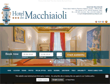 Tablet Screenshot of hoteldeimacchiaioli.com